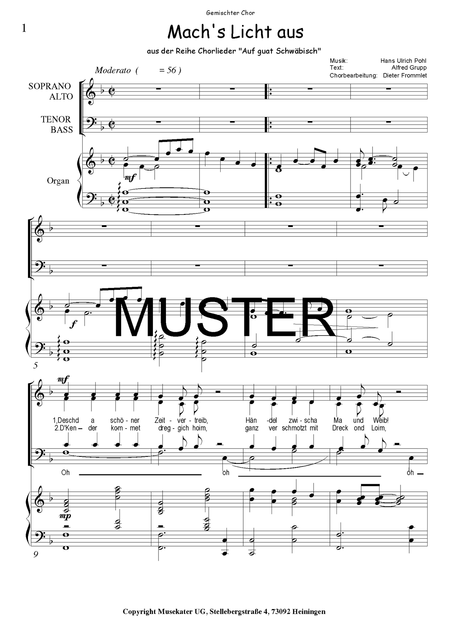 Machs Licht aus (aus der Reihe "Echt Schwäbisch")