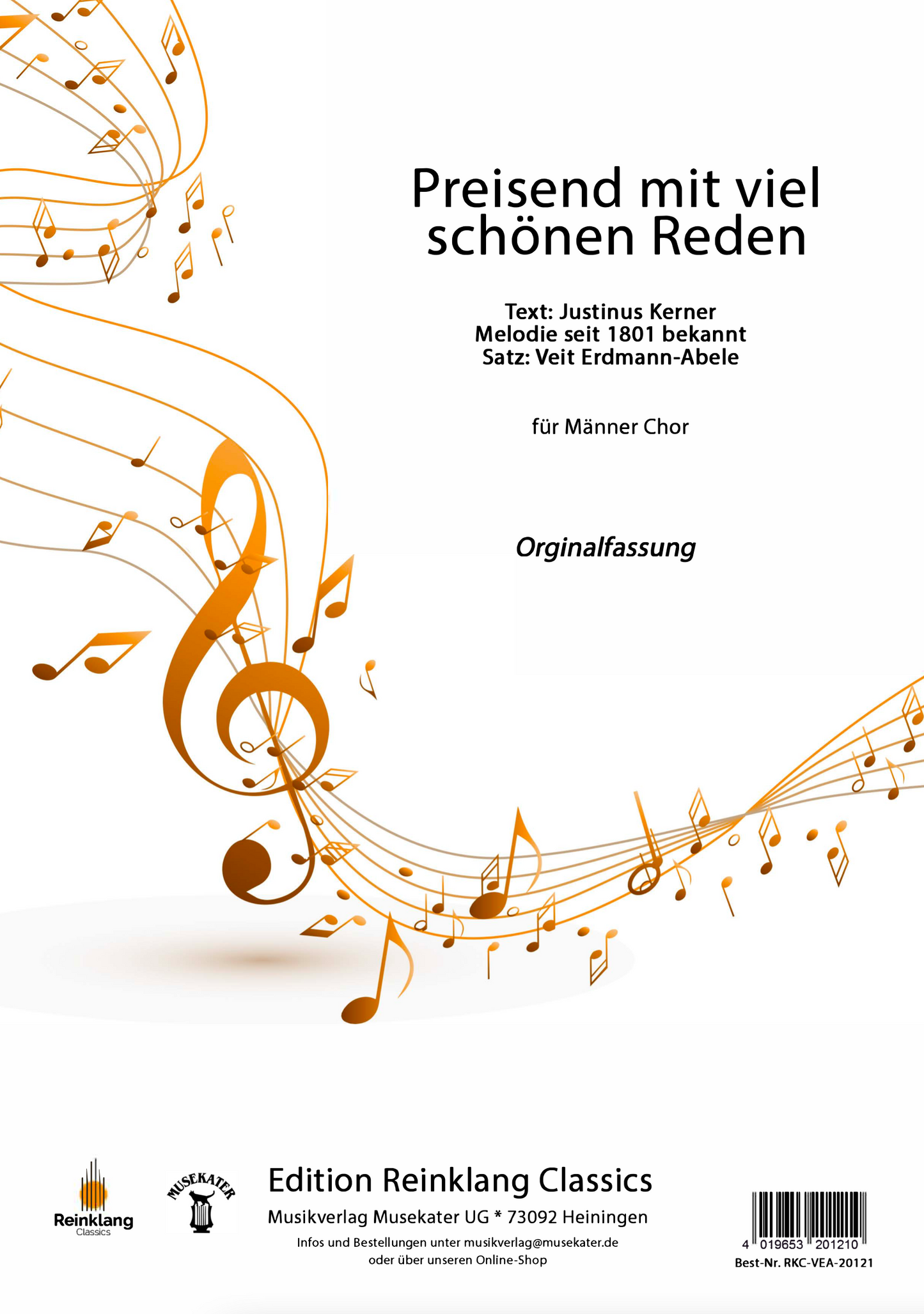Preisend mit viel schönen Reden