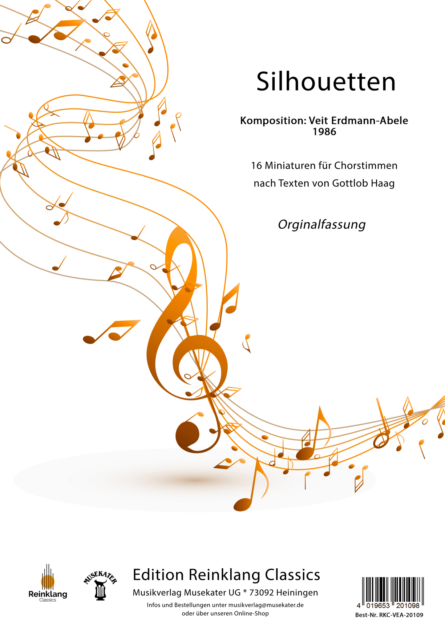 Silhouetten - 16 Miniaturen für Chorstimmen