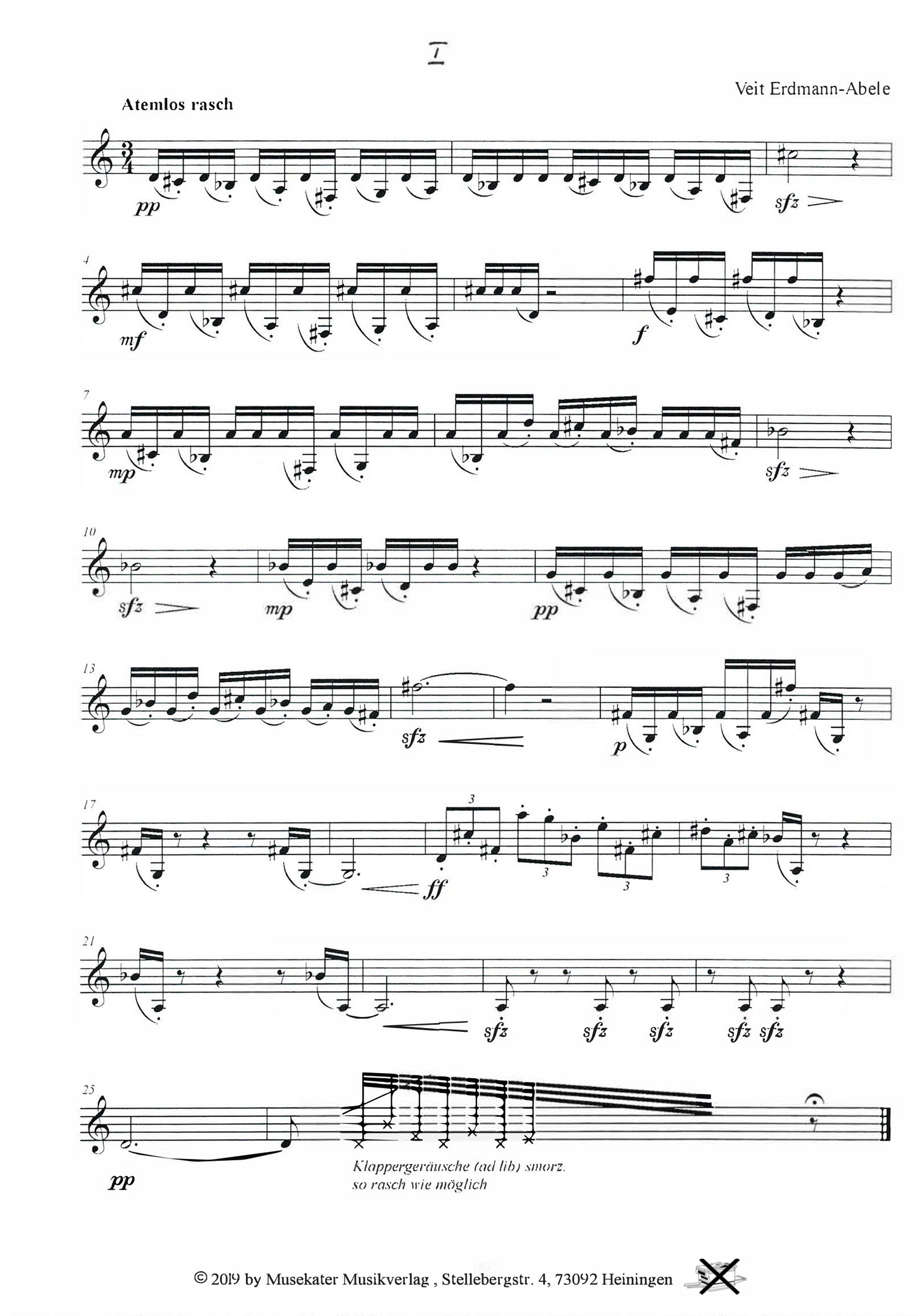 Musik nach innen zu spielen