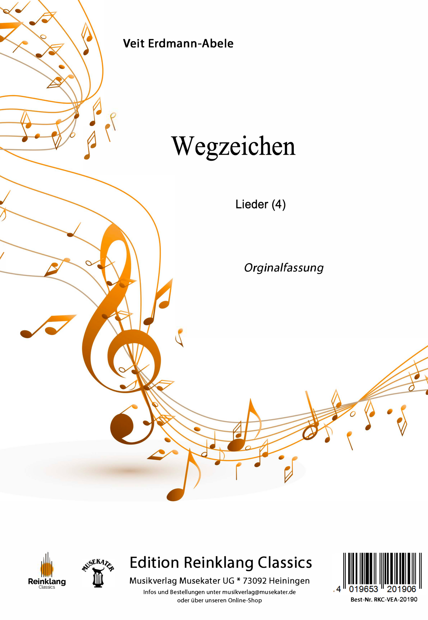 Wegzeichen - 4 Lieder