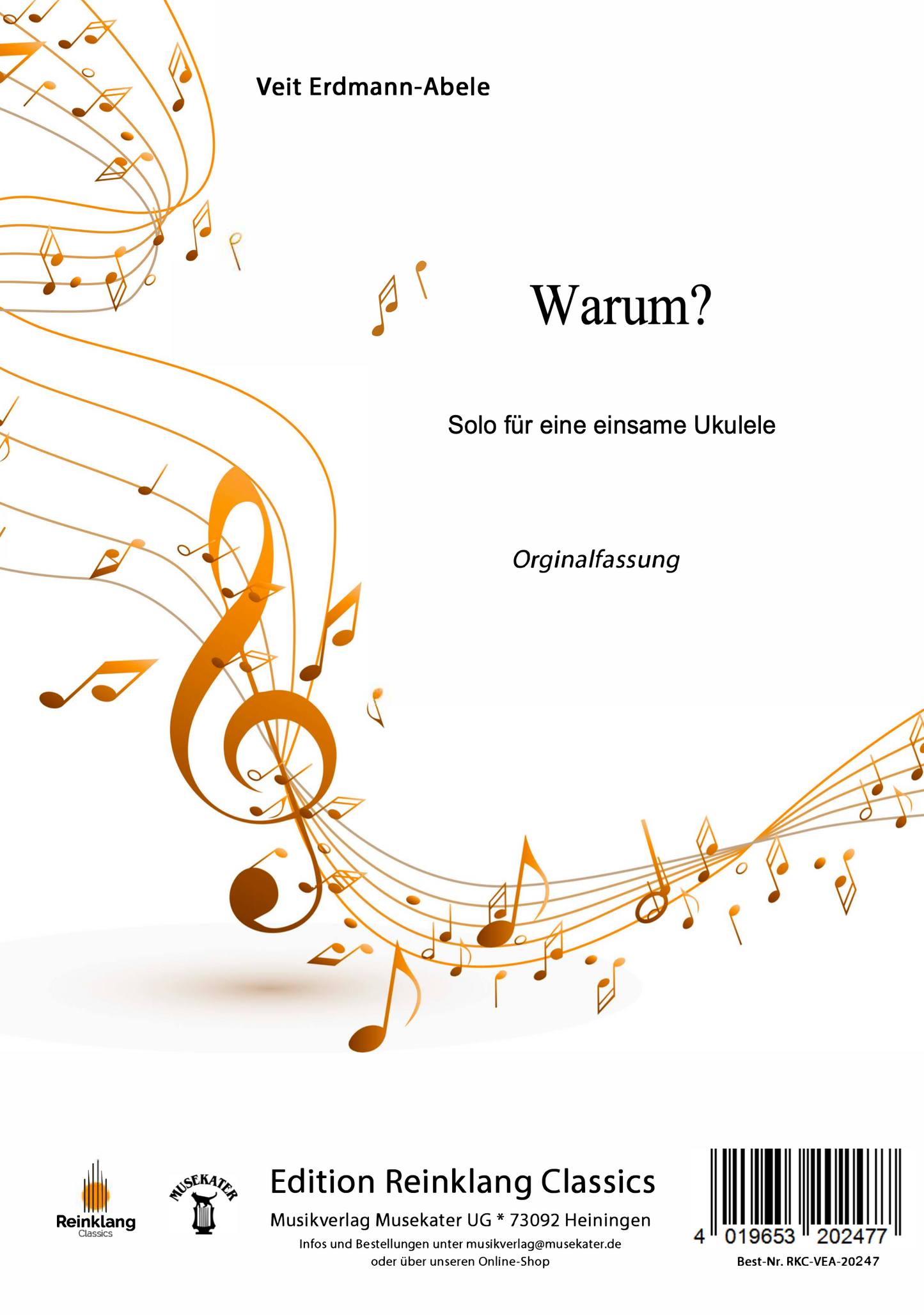 WARUM - SOLO FUER EINE EINSAME UKULELE (LOW G)