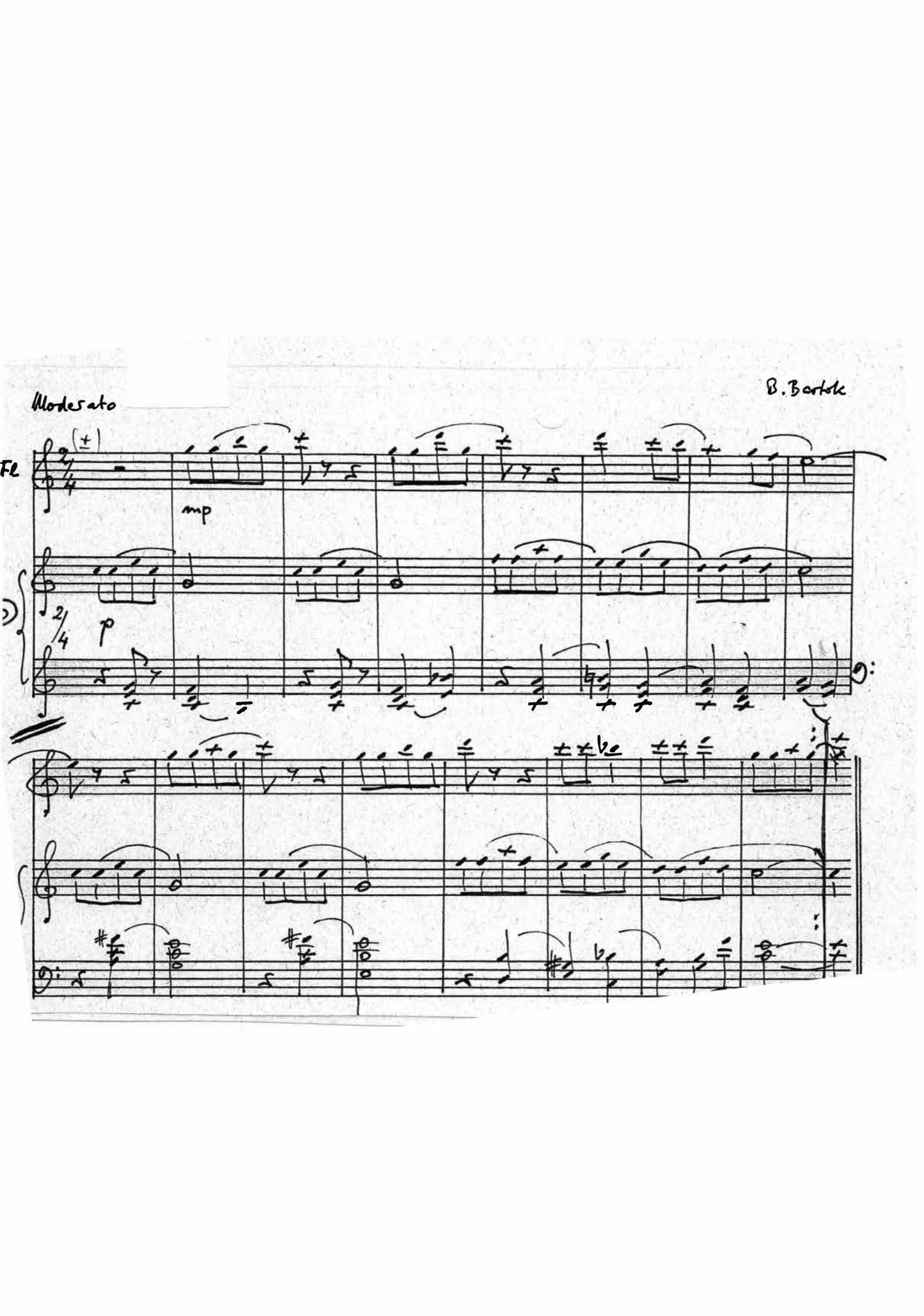 NEUN KURZE STUECKE FUER FLOETE UND KLAVIER