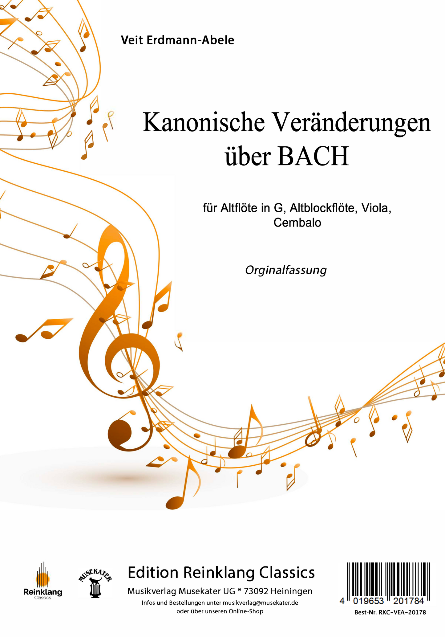 KANONISCHE VERAENDERUNGEN UEBER BACH